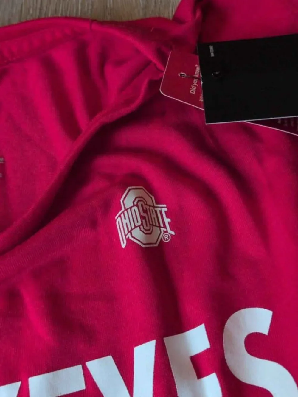 Nike women's size medium loose fit long sleeve shirt Ohio State buckeyes new